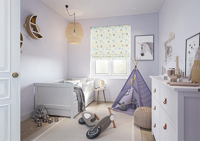 Balloon Festival, Skyline - Motorised Roman Blind - Image 6